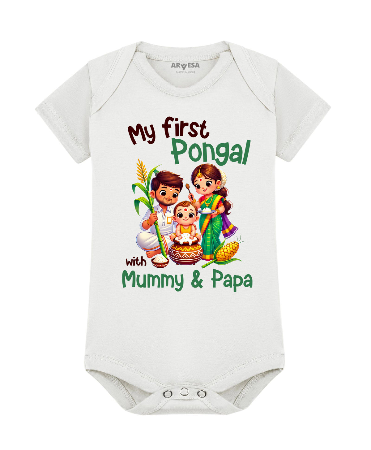 No | My First Pongal - Romper