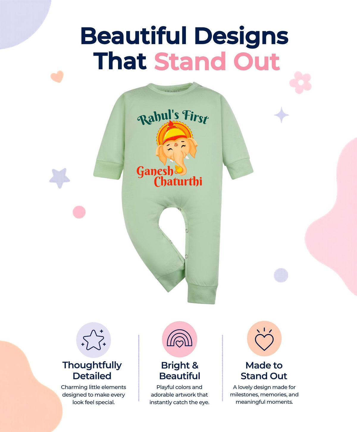 Yes | My First Ganesh Chaturthi - Jumpsuit