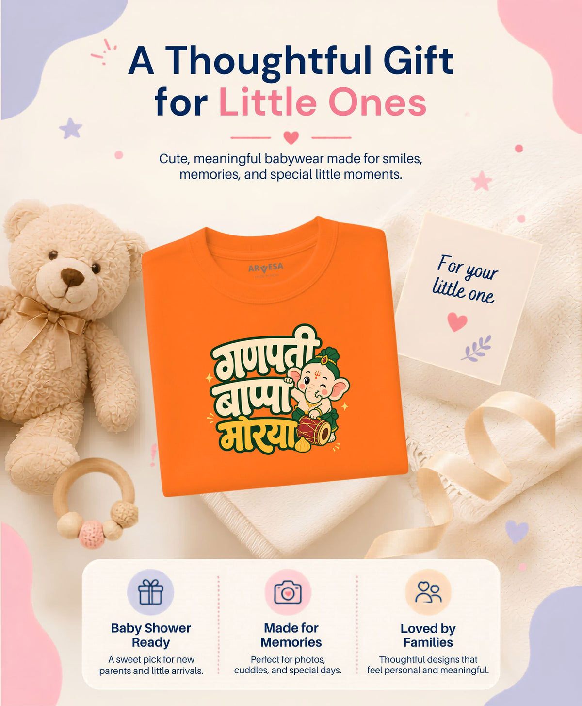 Ganpati Bappa Morya Devotional - T-shirt
