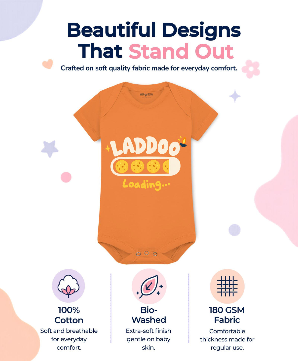 Laddoo Loading Diwali - Romper