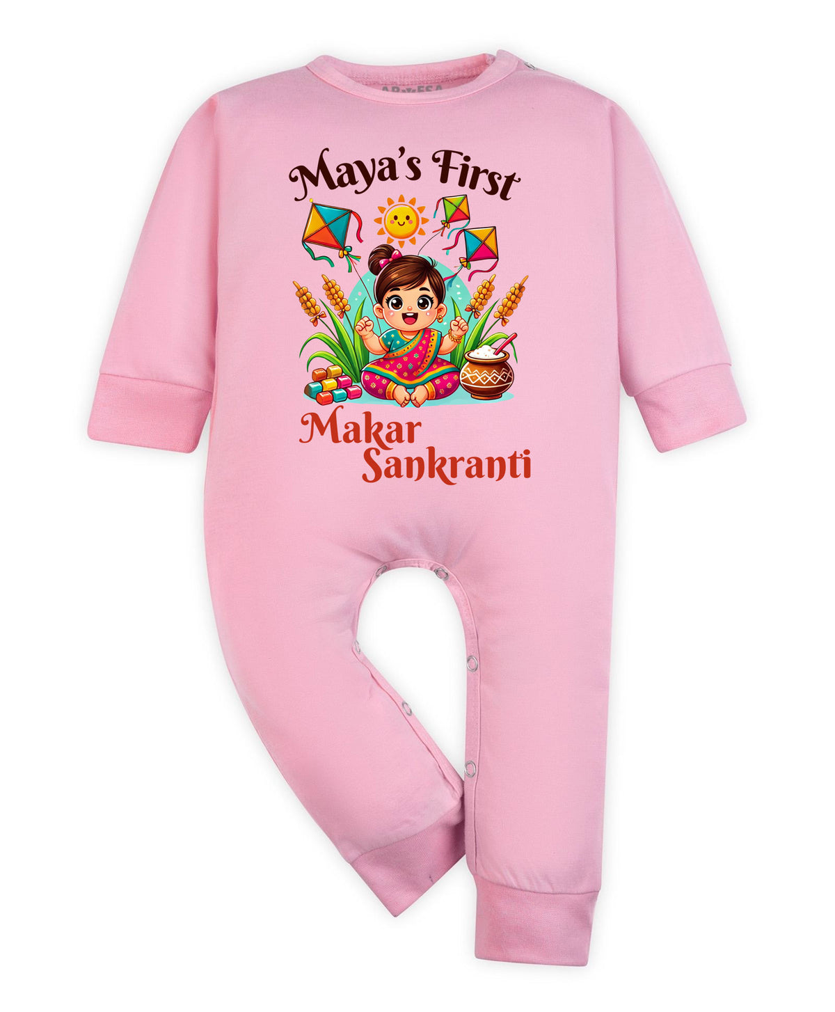Yes | My First Makar sankranti - Jumpsuit