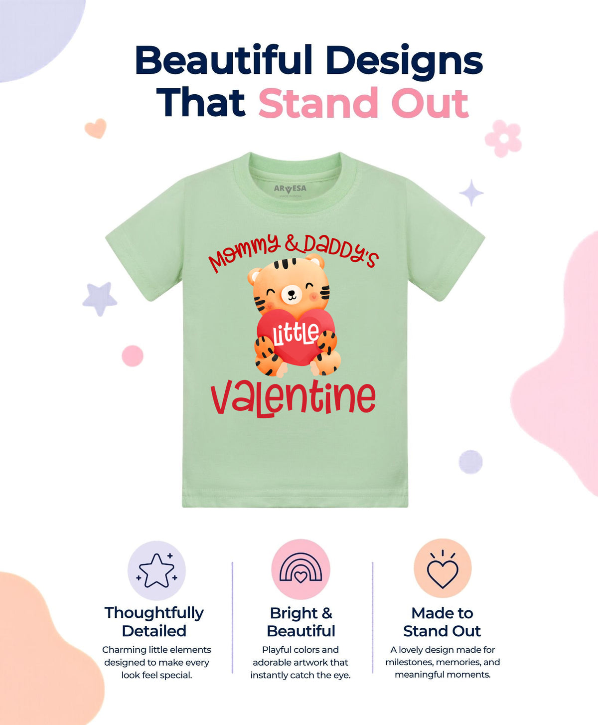 No | Mommy And Daddy Valentine - T-shirt