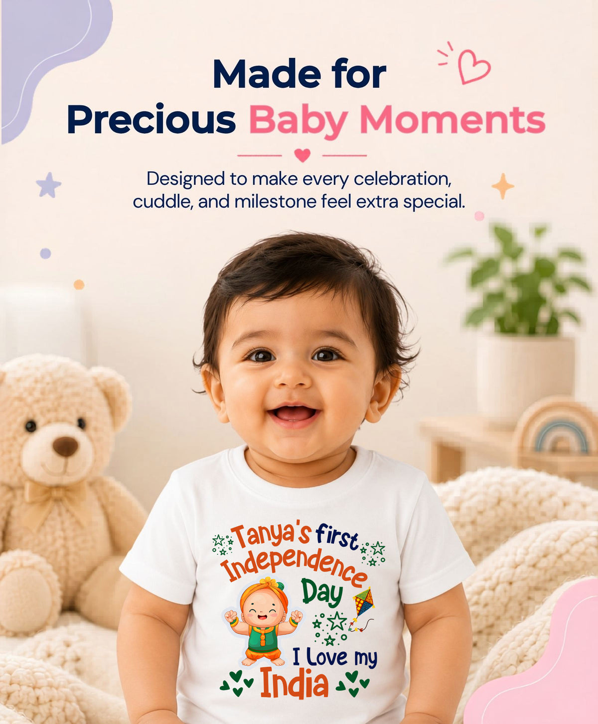Yes | My First Independence Day - T-shirt