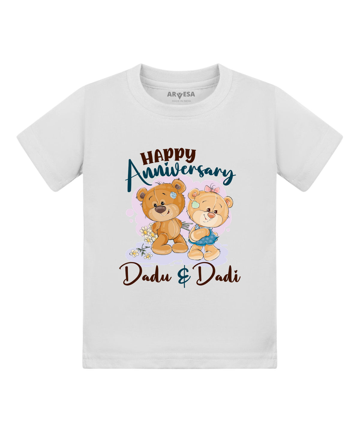 No | Happy Anniversay Dadu & Dadi Family Anniversary - T-shirt