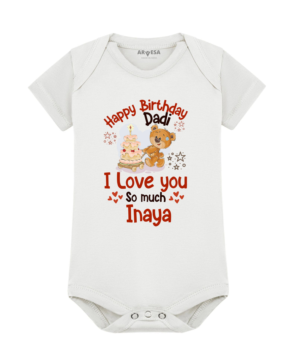 Yes | Happy Birthday Dadi Family Birthday - Romper