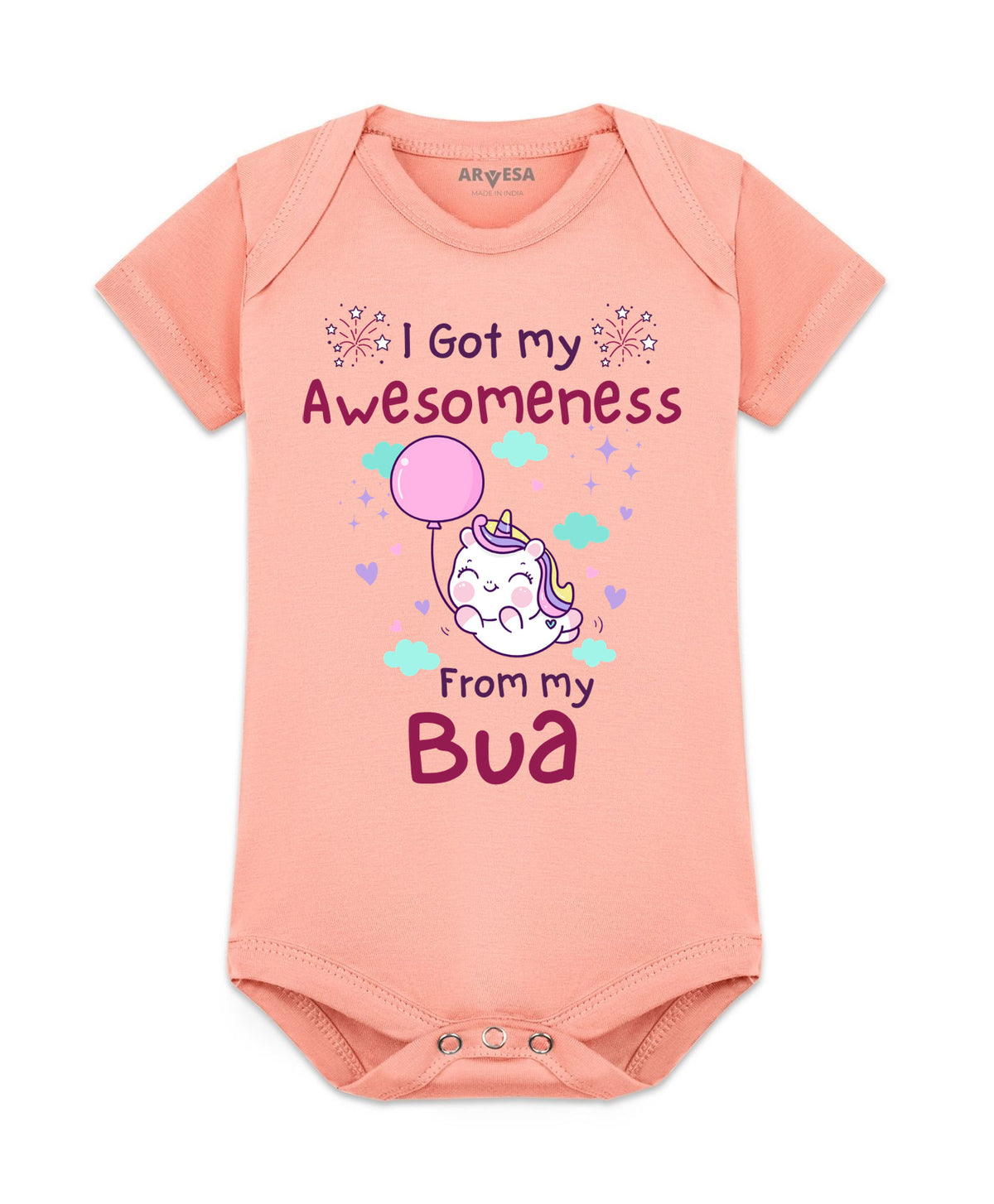 No | I Got Awesomeness From Bua - Romper