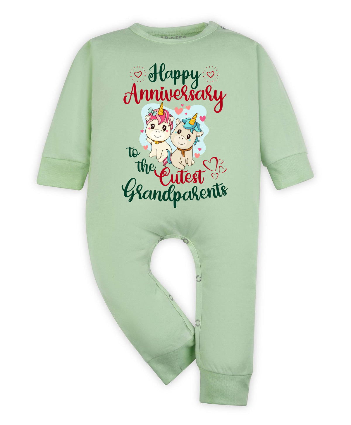 No | Happy Anniversay GrandParents Family Anniversary - Jumpsuit