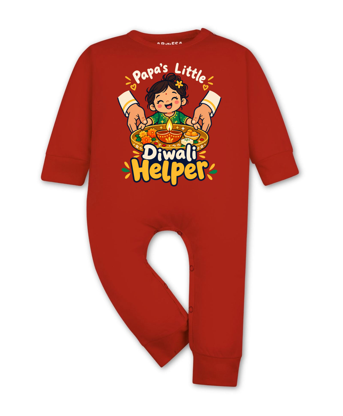 Papa's Little Diwali Helper - Jumpsuit