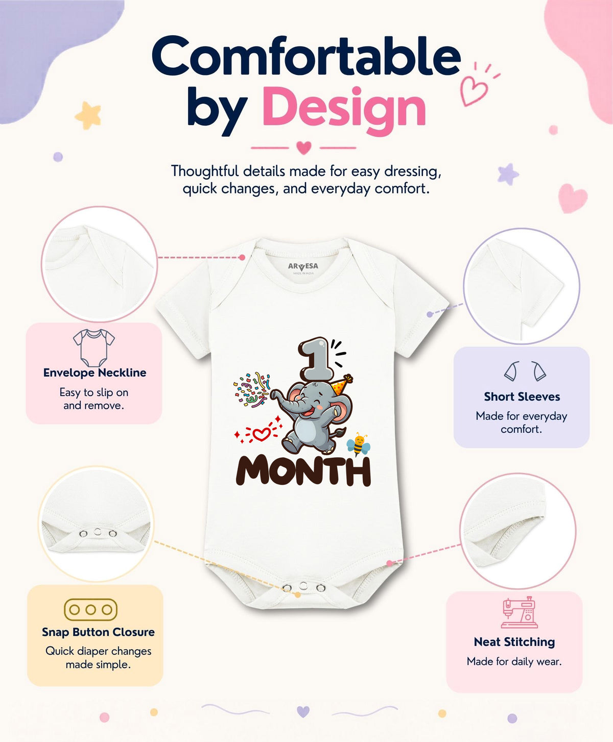 No | 1 Month - Romper