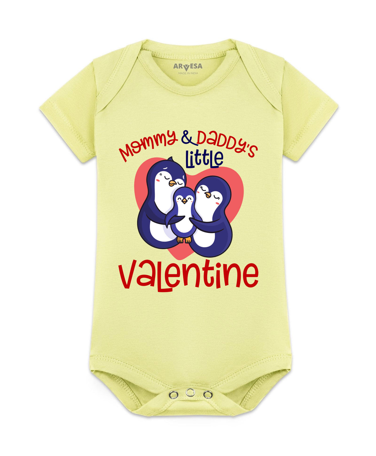 No | Mommy And Daddy Little Valentine - Romper