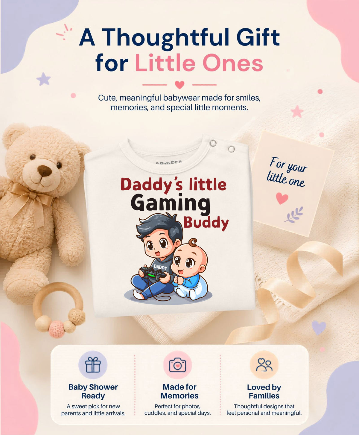 No | Daddy Little Gaming Buddy - Jumpsuit