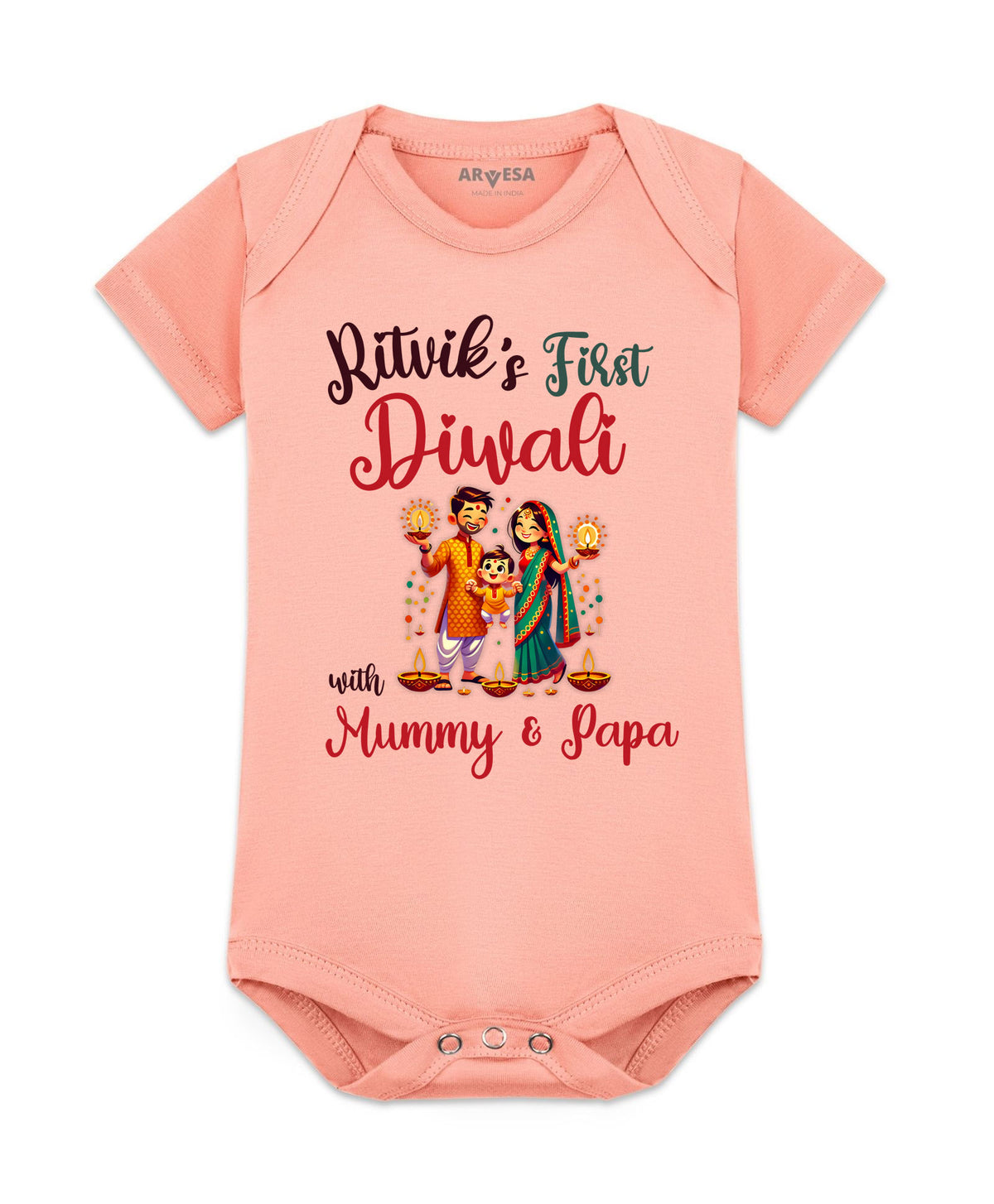 Yes | My First Diwali - Romper