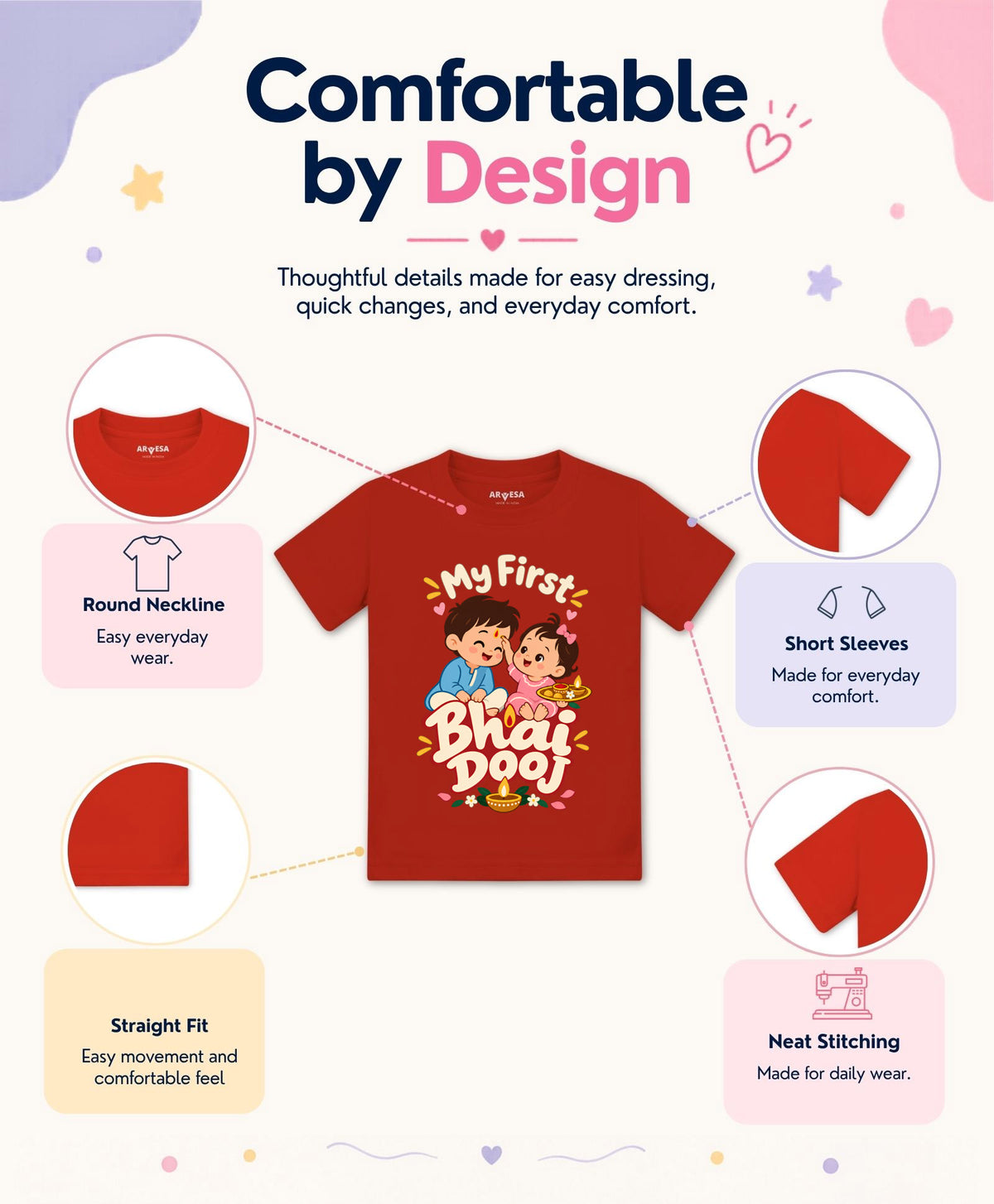 No | My First Bhaidooj Diwali - T-shirt