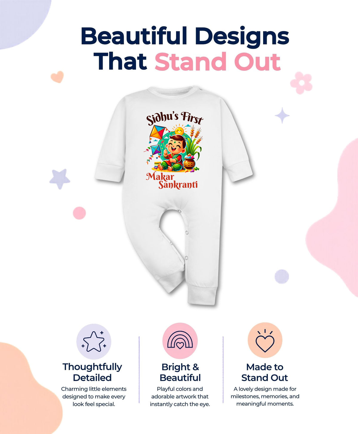 Yes | My First Makar sankranti - Jumpsuit