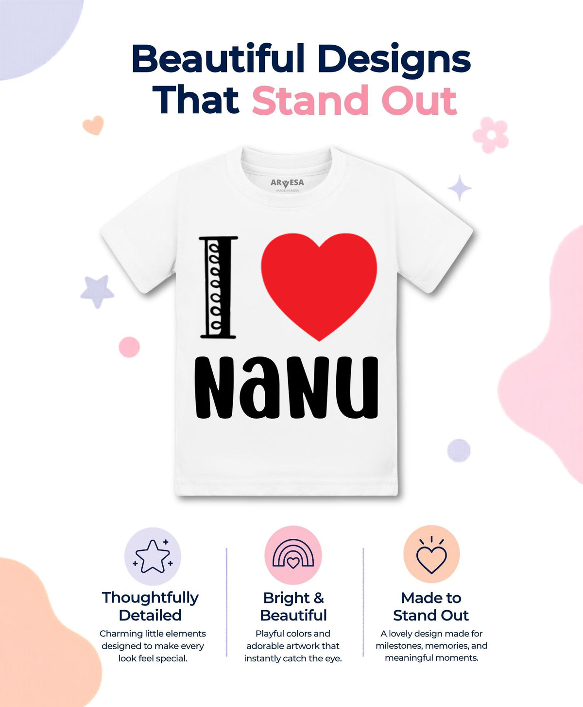 No | I Love Nanu Nana Nani - T-shirt