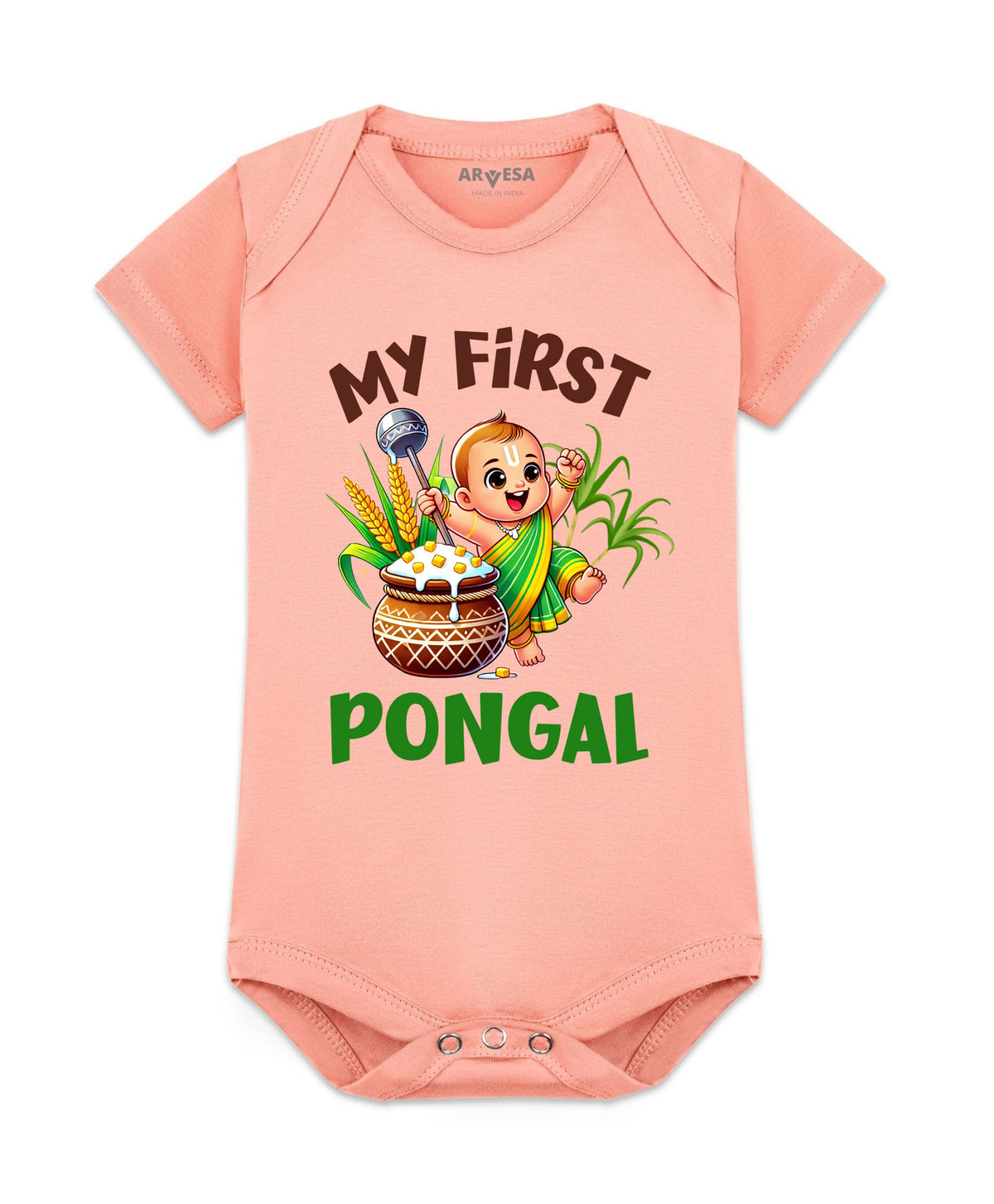 No | My First Pongal - Romper