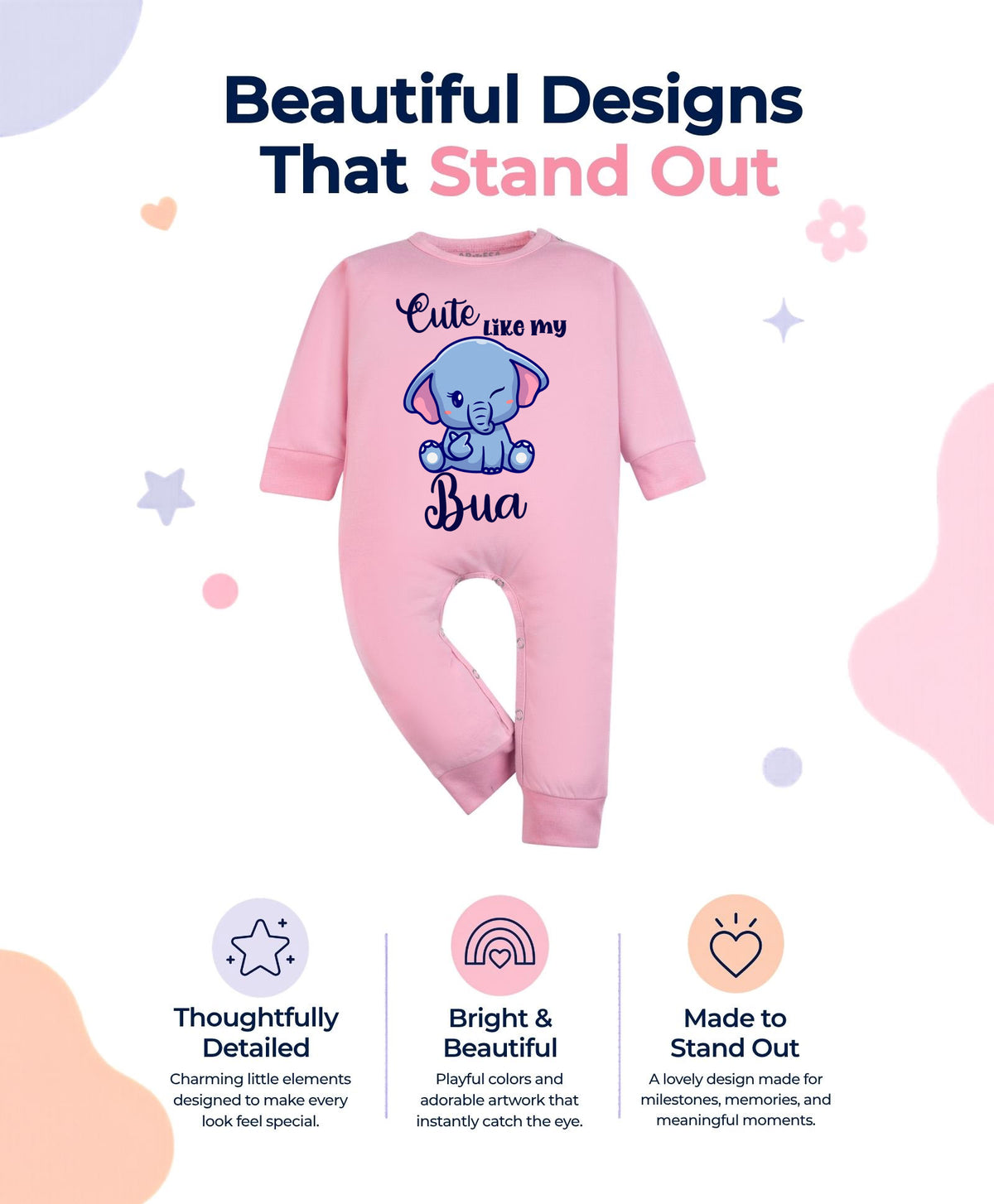 No | Cute Like My Bua - Jumpsuit