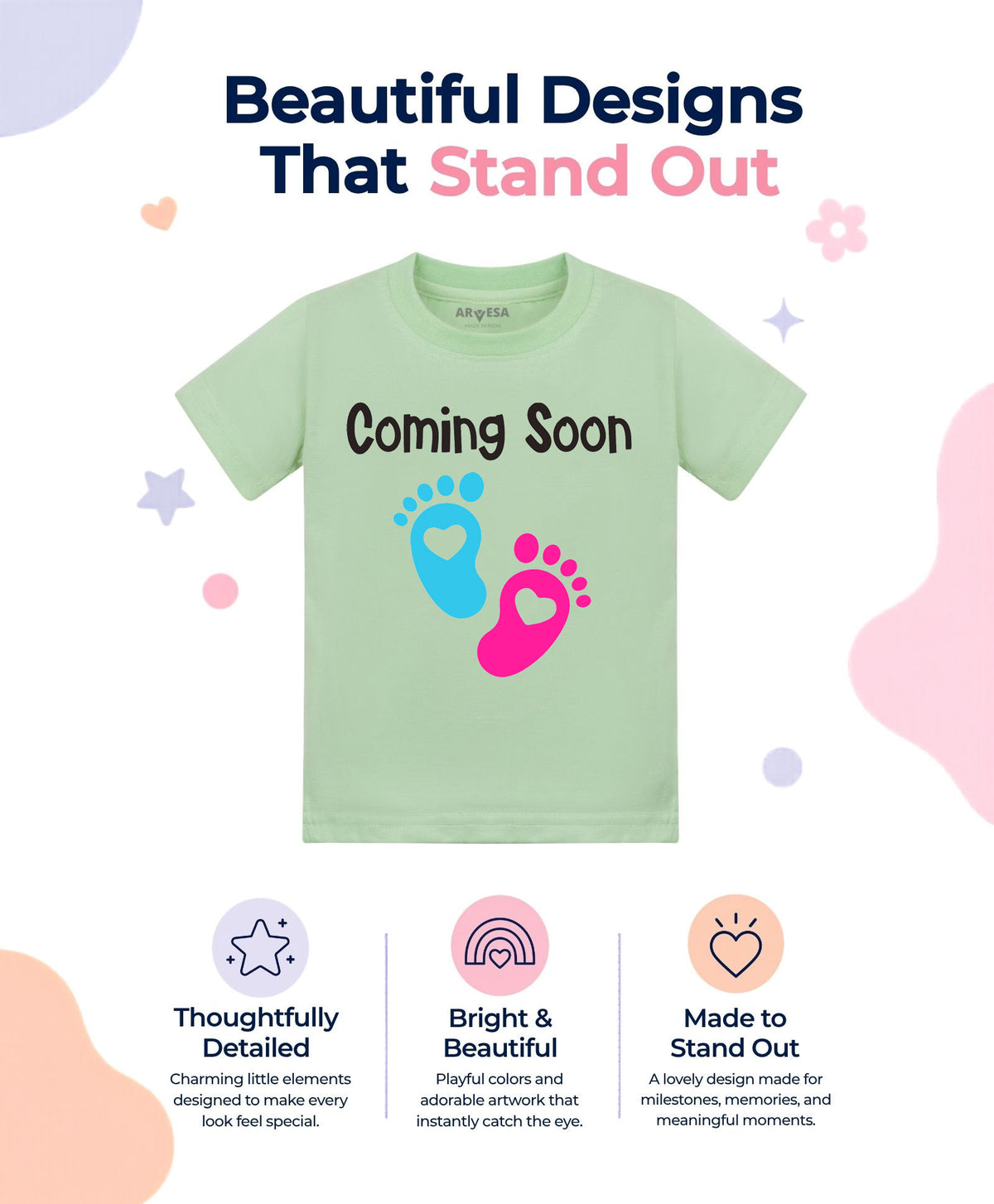 Coming Soon Pregnancy Announcement - T-shirt