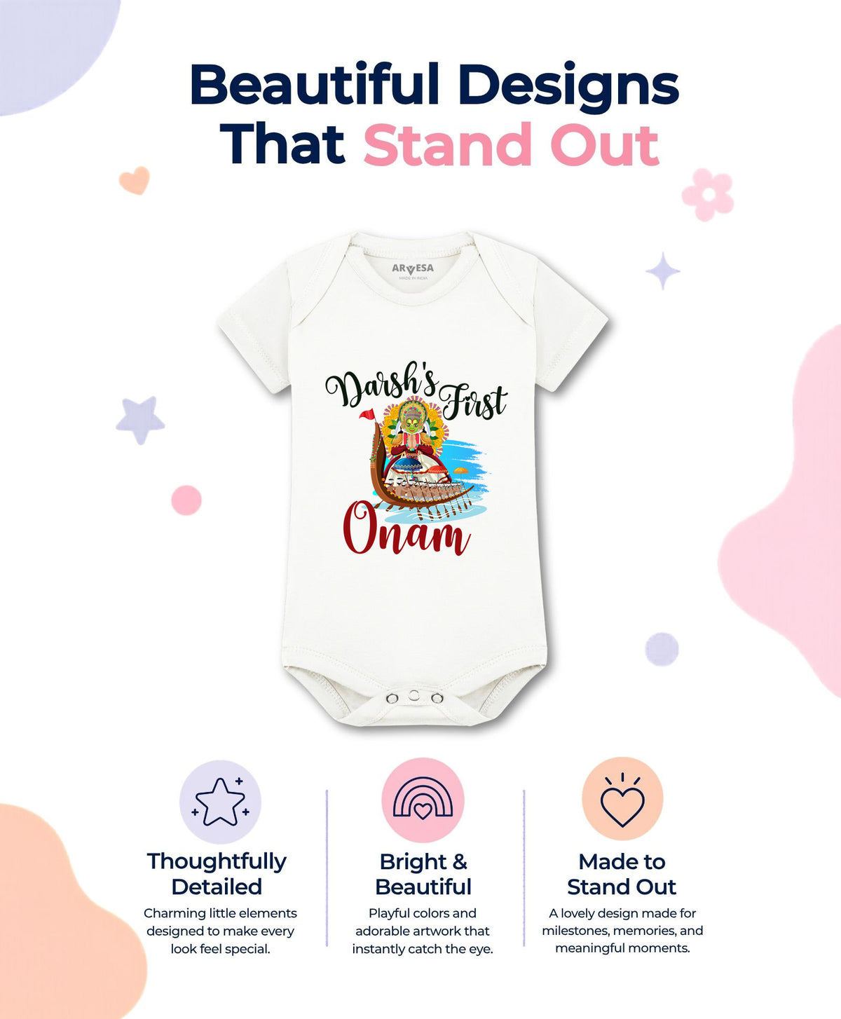 Yes | My First Onam - Romper