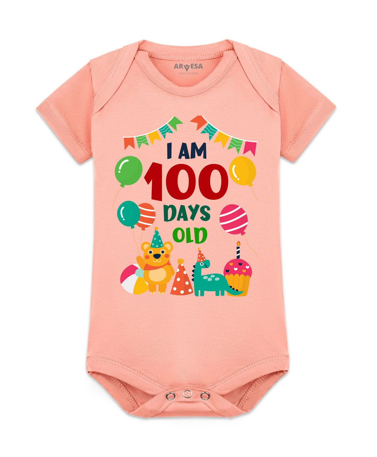 No | 100 Days Birthday - Romper