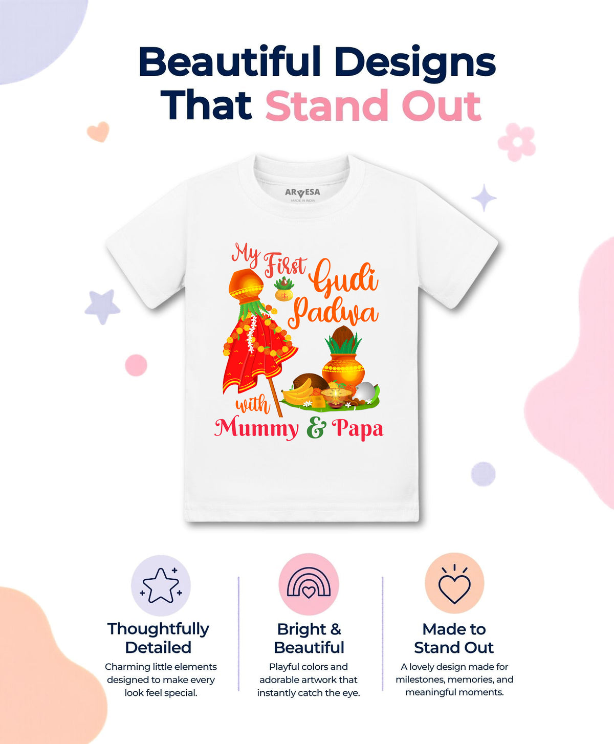 No | My First Gudi Padwa - T-shirt