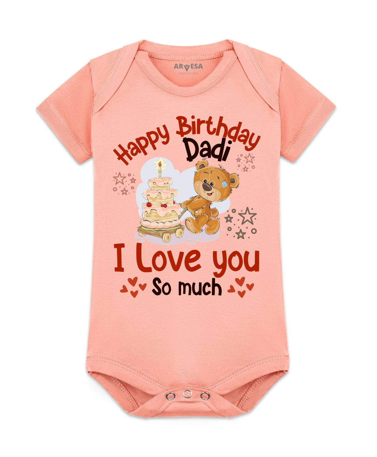 No | Happy Birthday Dadi Family Birthday - Romper
