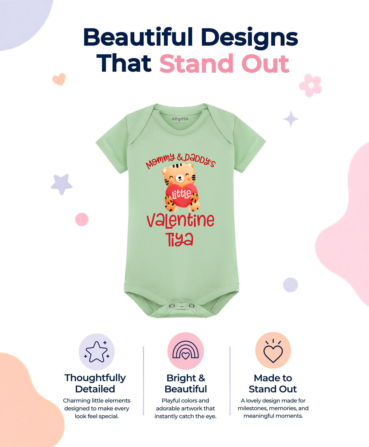 Yes | Mommy And Daddy Valentine - Romper
