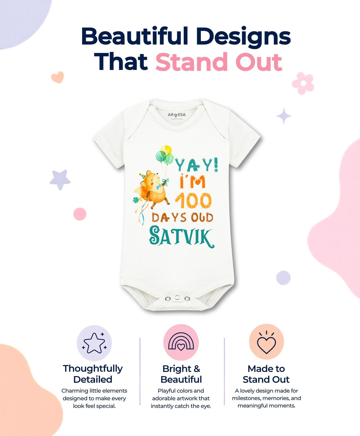 Yes | 100 Days Birthday - Romper