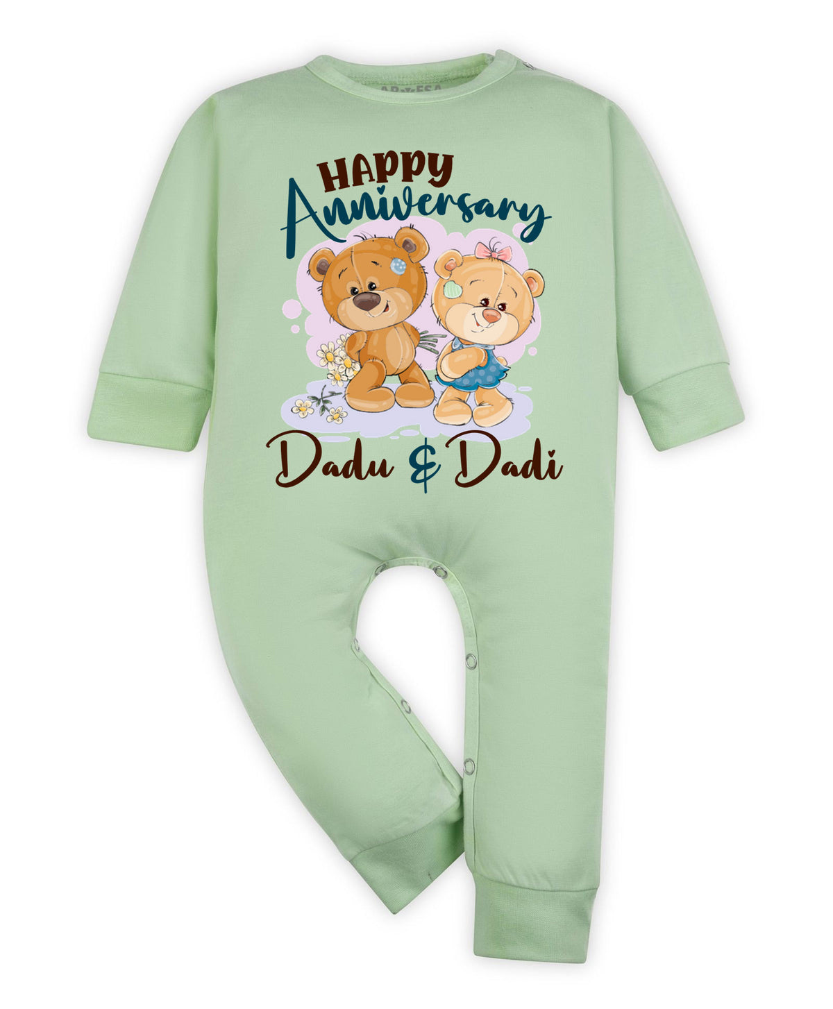 No | Happy Anniversay Dadu & Dadi Family Anniversary - Jumpsuit