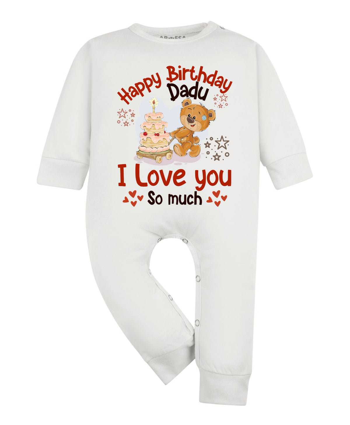 No | Happy Birthday Dadu Family Birthday - Jumpsuit