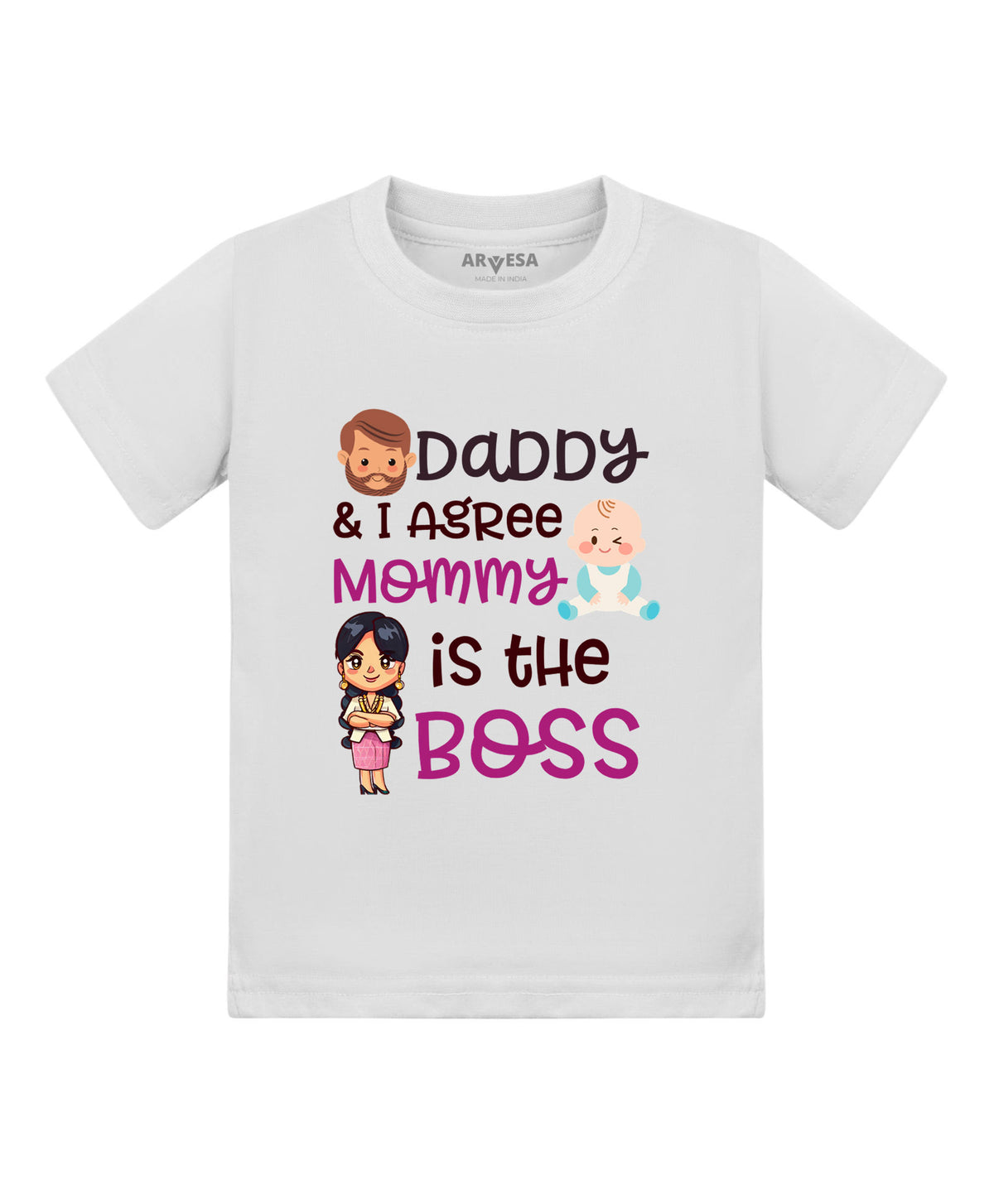 No | Daddy & I Agree Mommy Is Boss - T-shirt