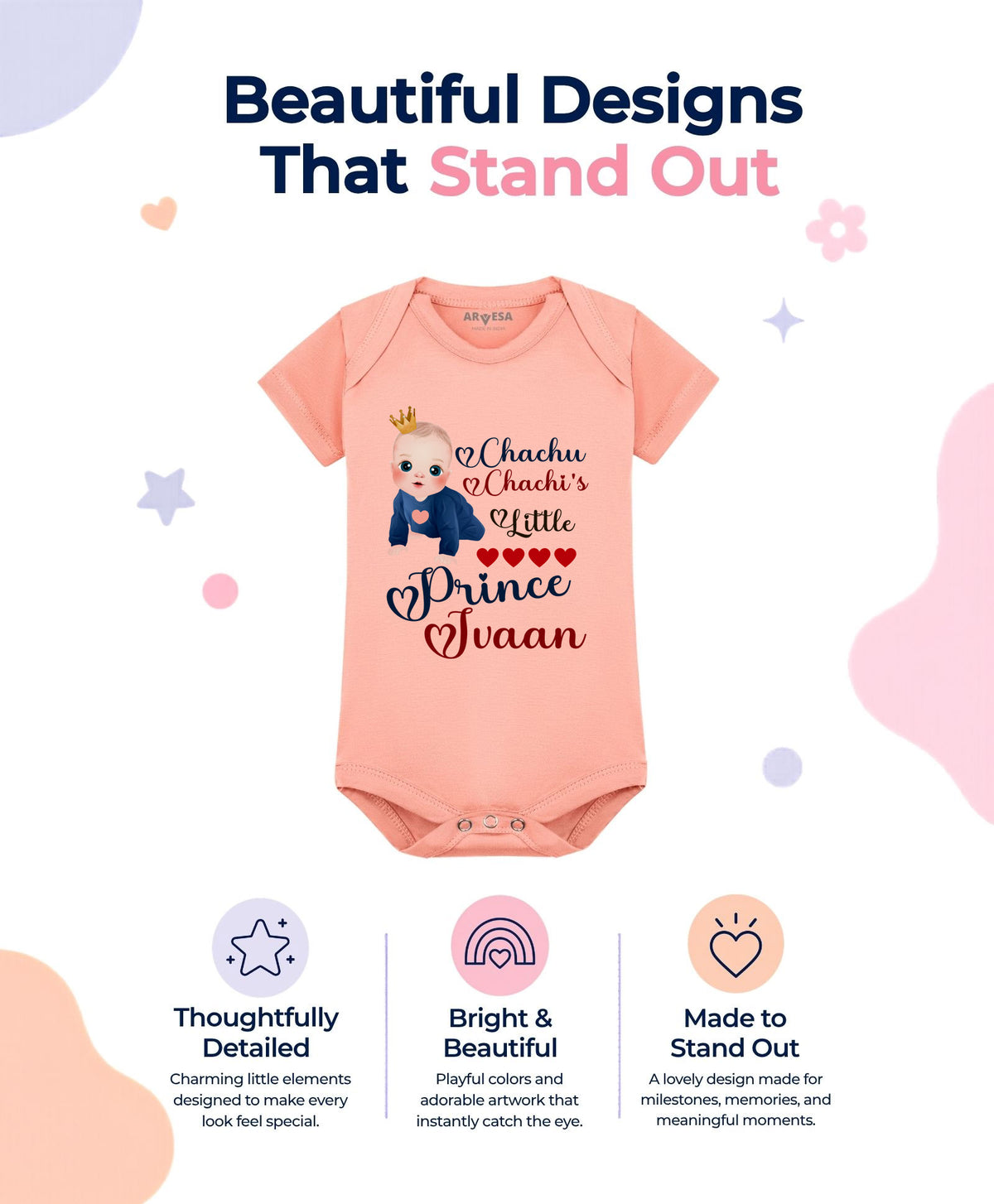 Yes | Chachu Chachi'S Little Prince - Romper