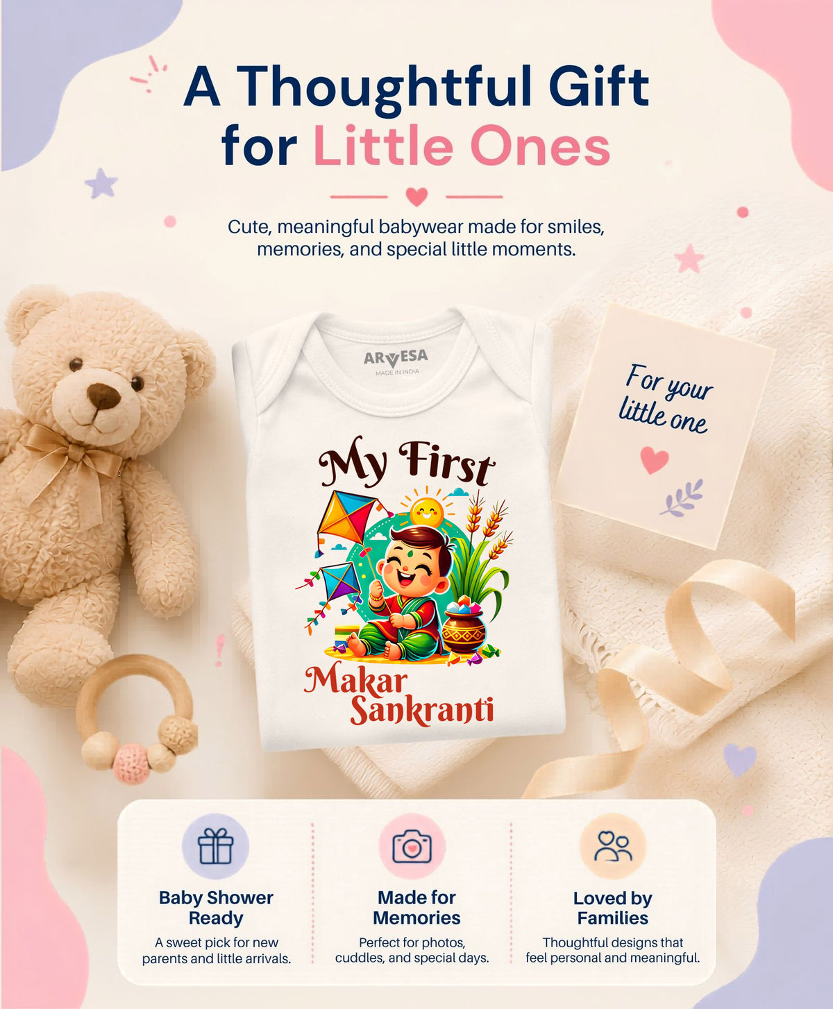 No | My First Makar sankranti - Romper