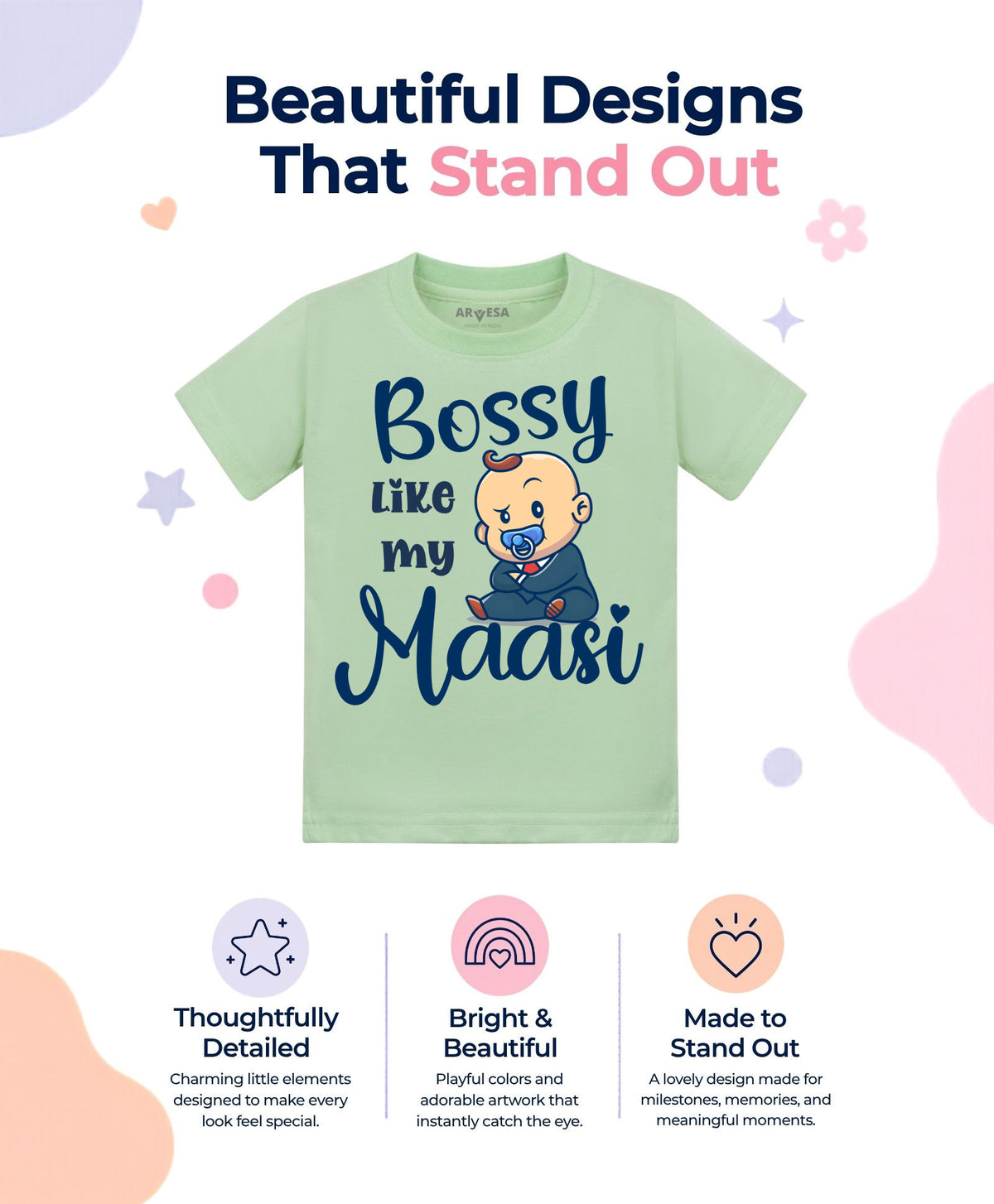 No | Bossy Like My Maasi - T-shirt