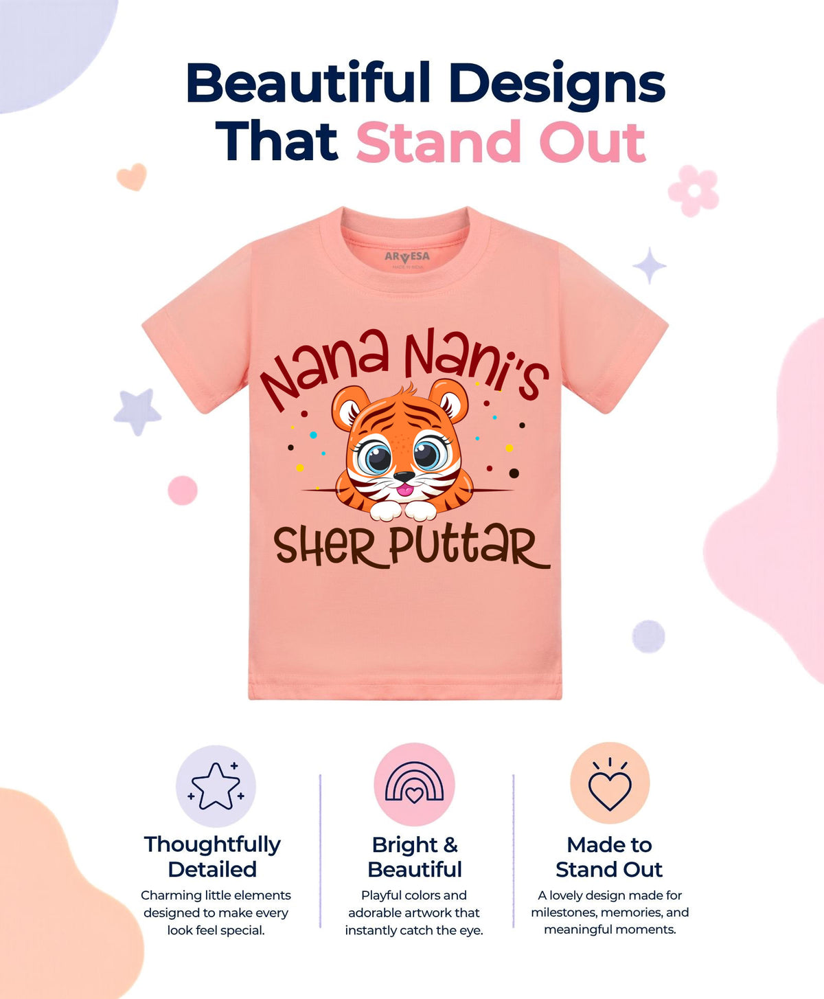 No | Nana Nani Sher Puttar - T-shirt