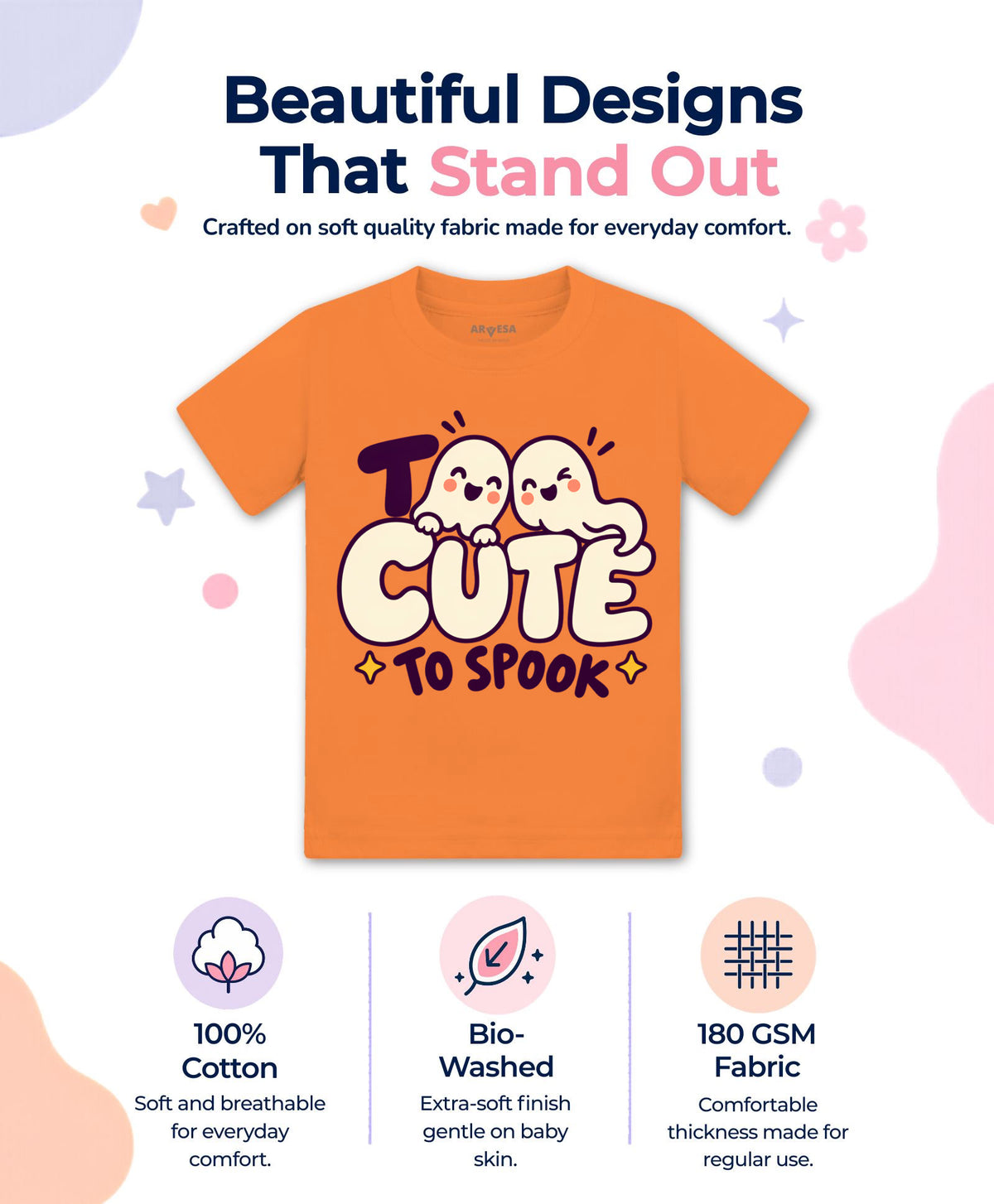 Too cute to spook Halloween - T-shirt