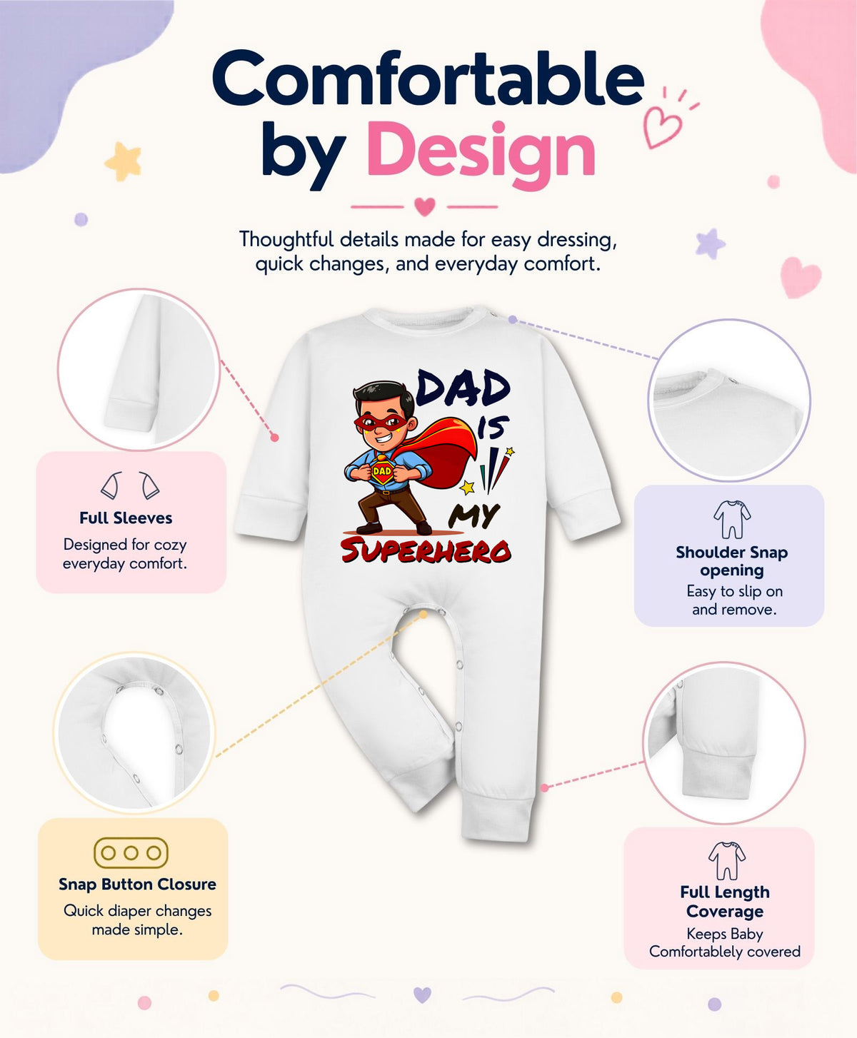 No | Dad Is My Superhero - Jumpsuit