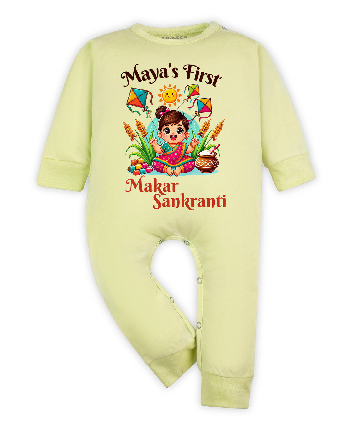 Yes | My First Makar sankranti - Jumpsuit