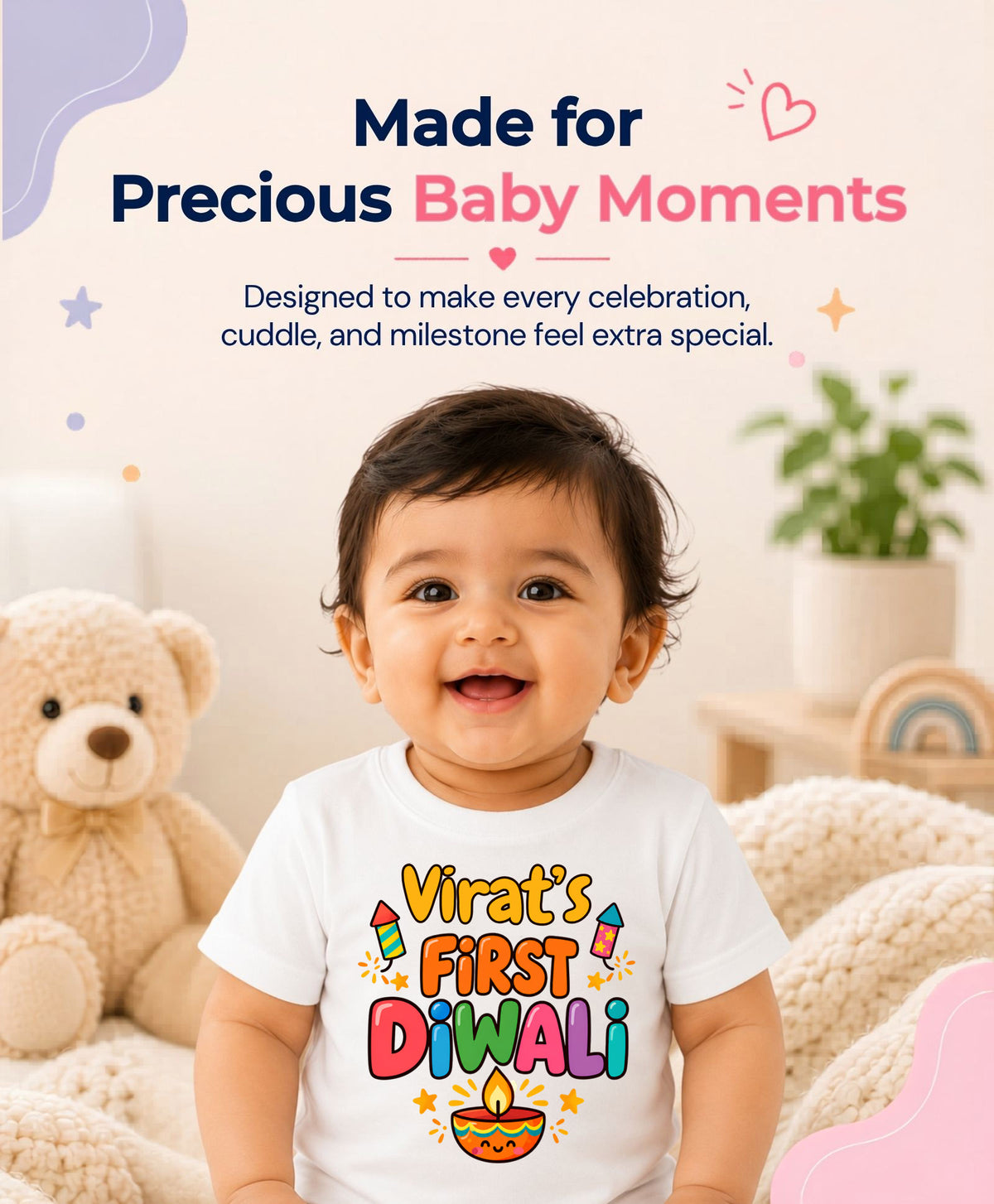Yes | My First Diwali - T-shirt