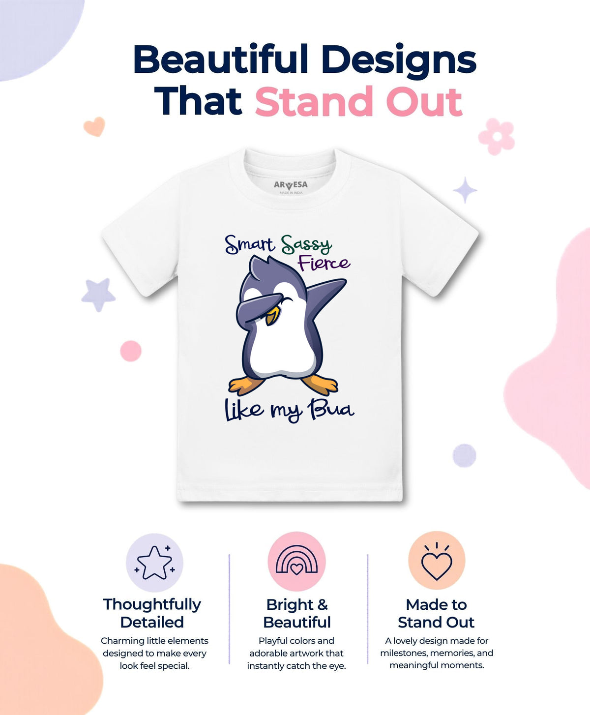 No | Smart Sassy Like My Bua - T-shirt