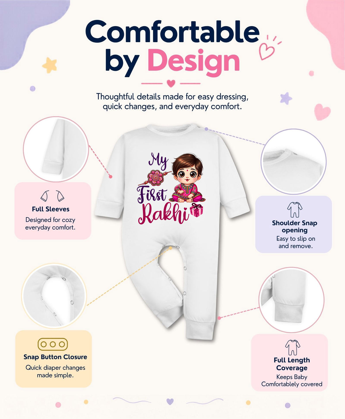 No | My First Rakhi - Jumpsuit