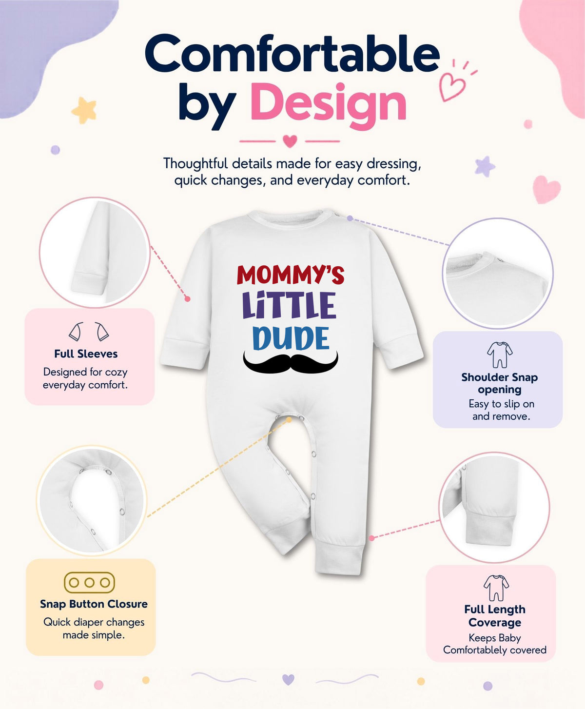 No | Mommy Little Dude - Jumpsuit