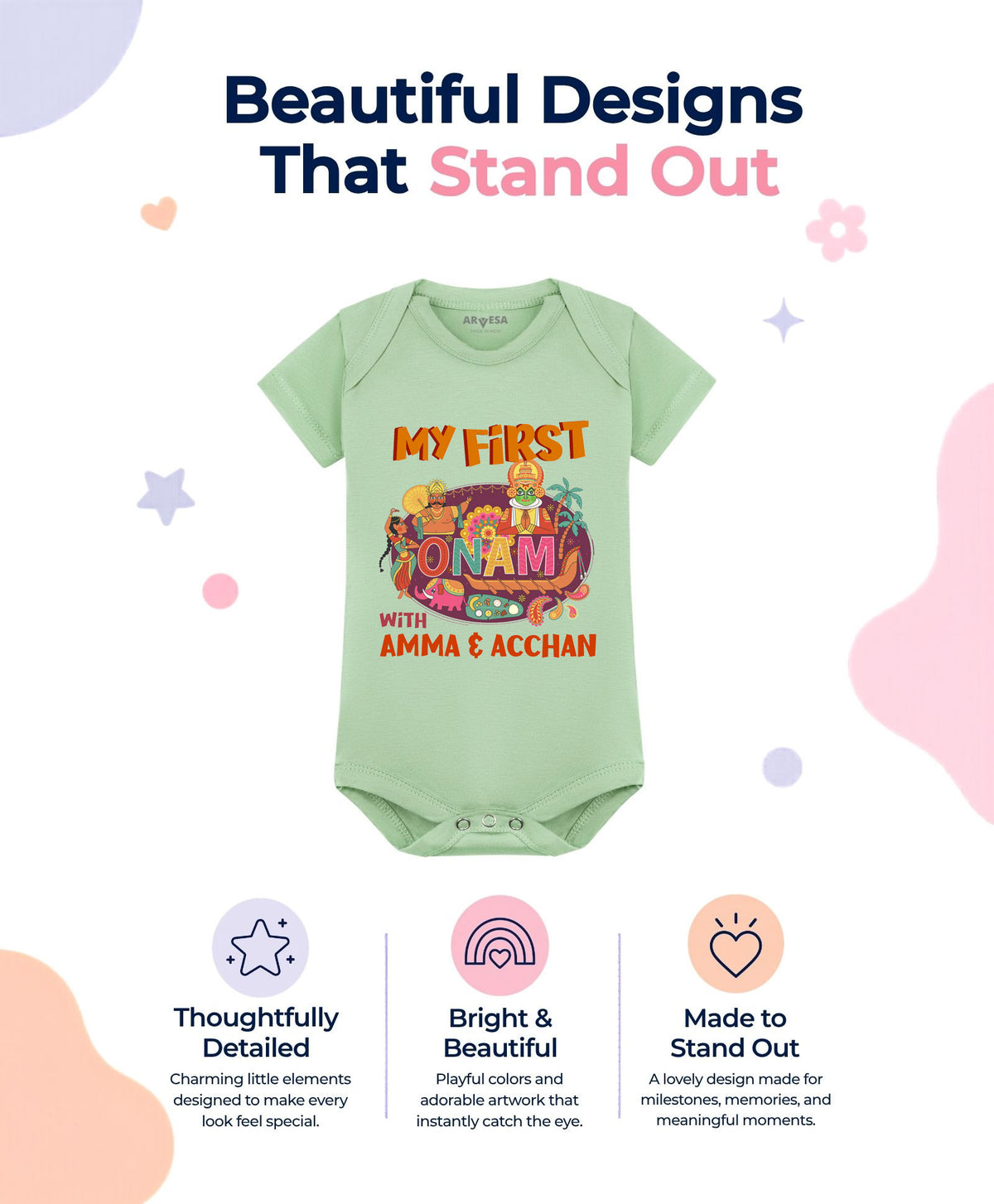 No | My First Onam - Romper