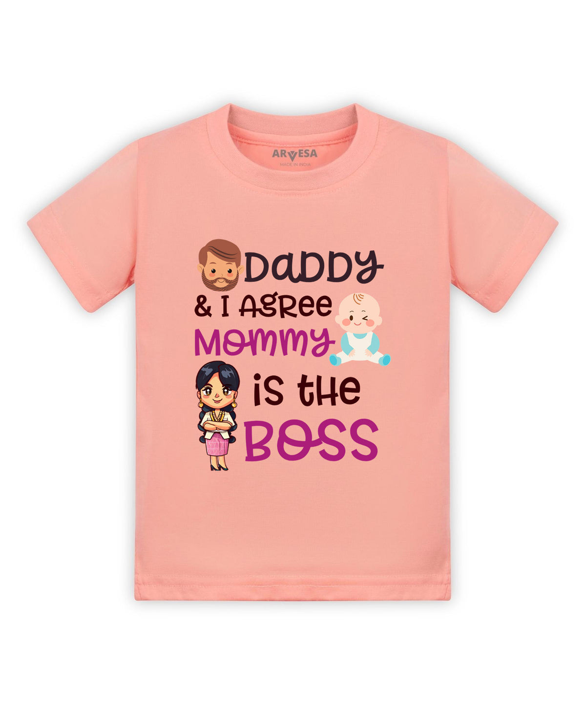 No | Daddy & I Agree Mommy Is Boss - T-shirt