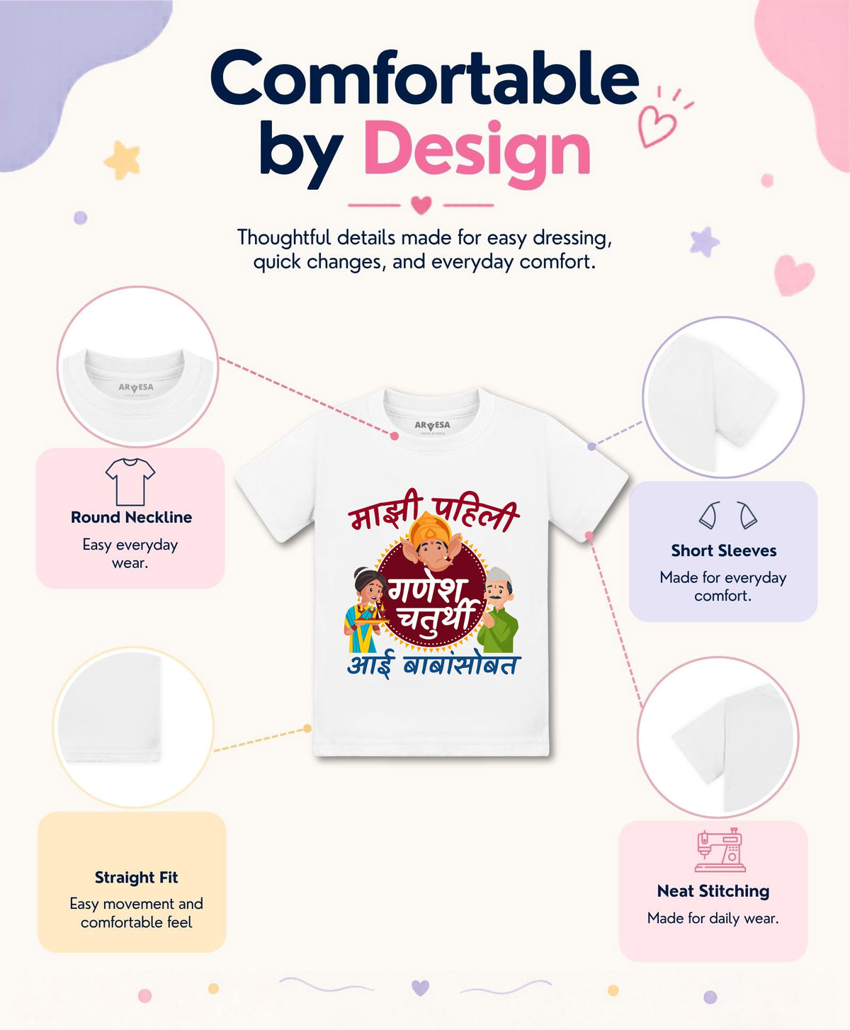 No | My First Ganesh Chaturthi - T-shirt