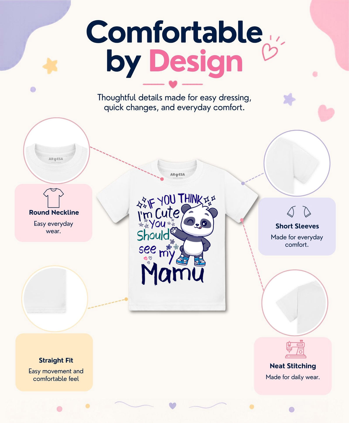 No | I Am Cute You Should See My Mamu - T-shirt