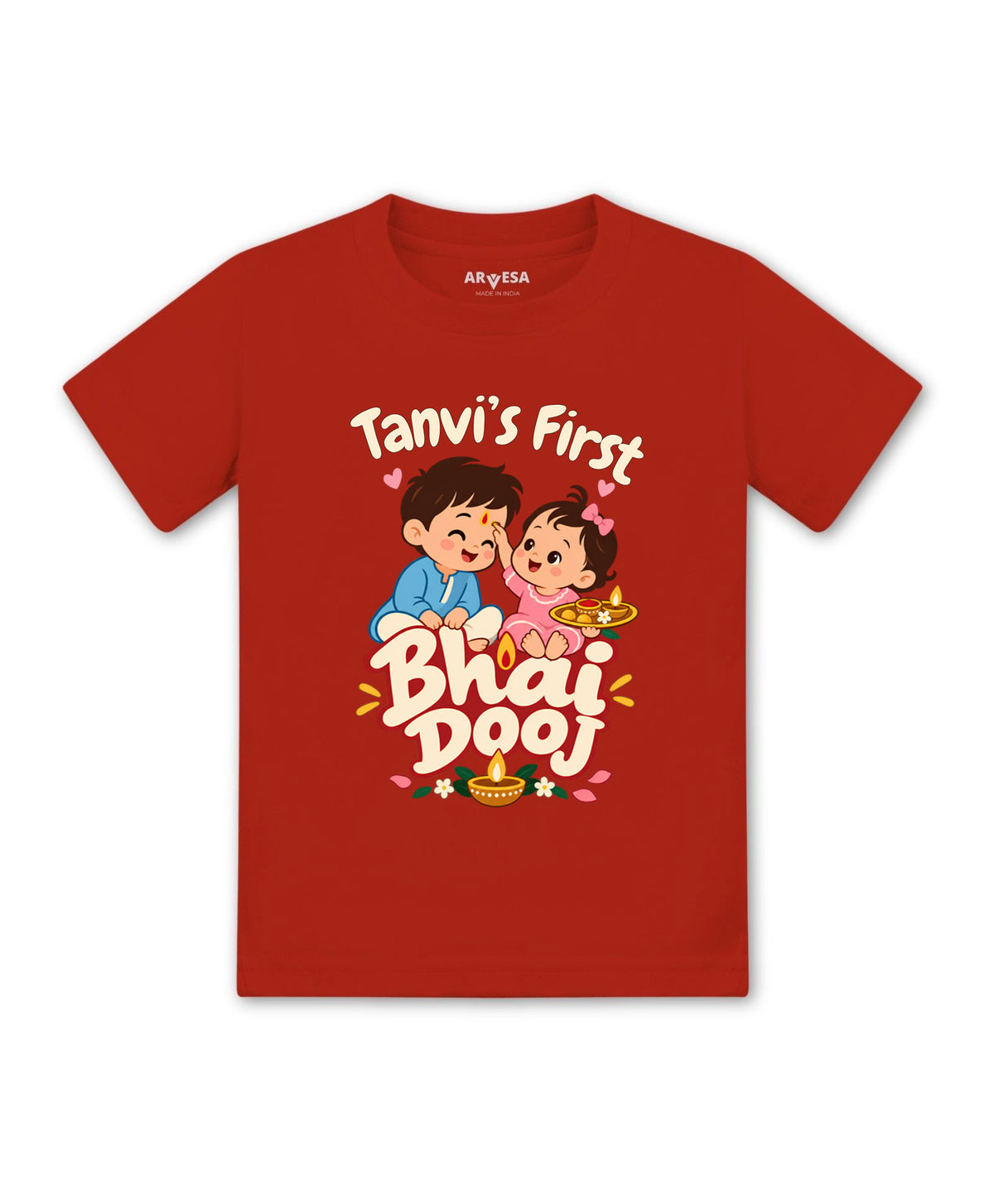 Yes | My First Bhaidooj Diwali - T-shirt