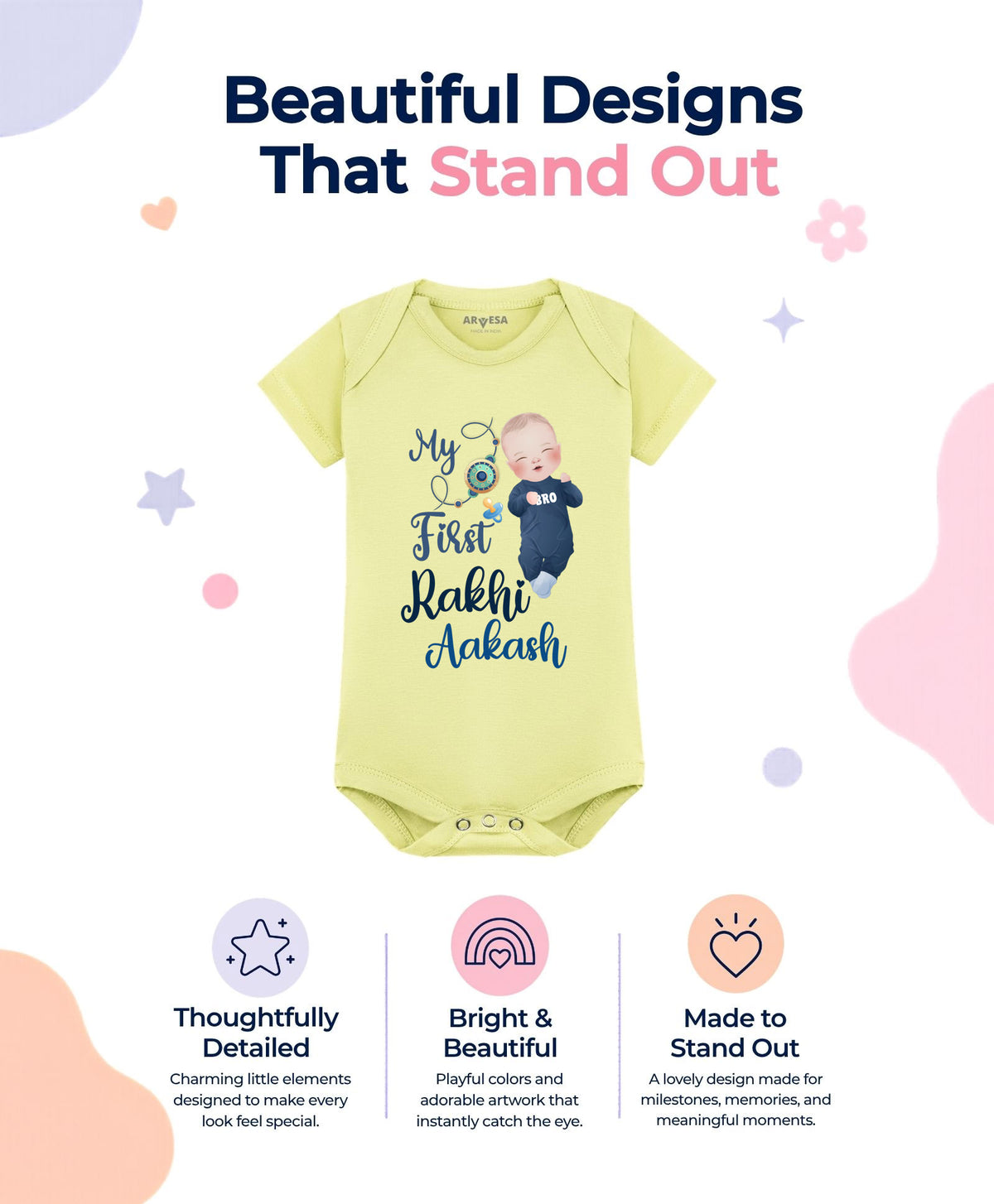 Yes | My First Rakhi - Romper