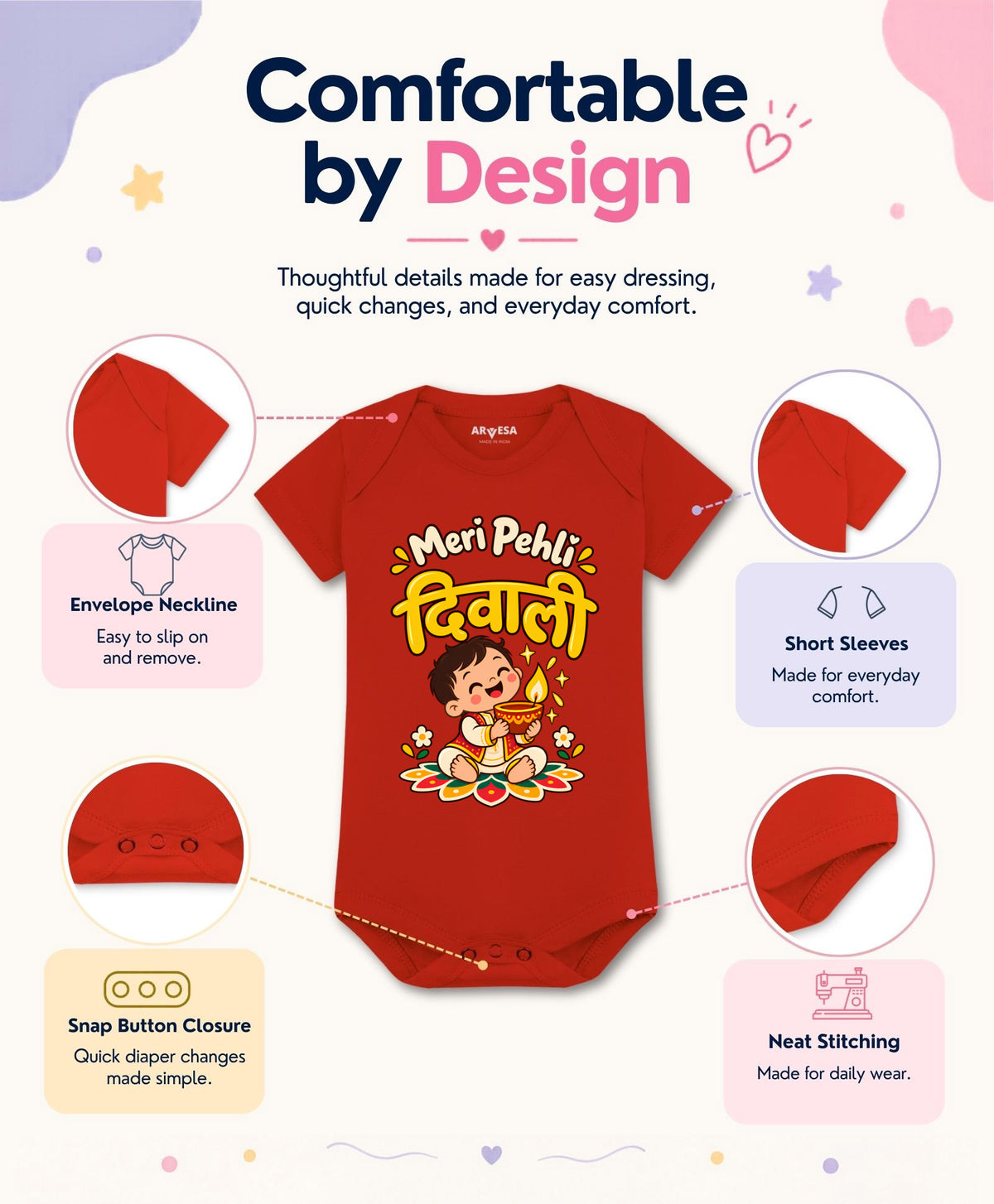 No | Meri Pehli Diwali - Romper