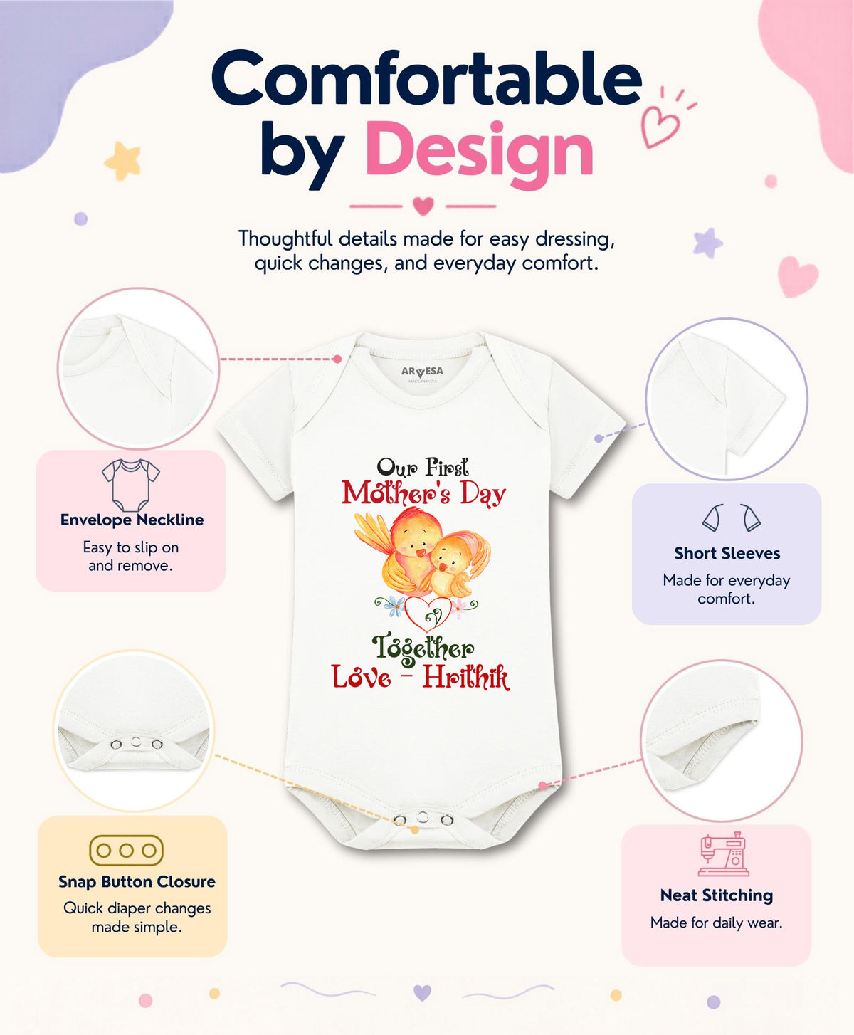 Yes | Happy Mother Days Mothers Day - Romper